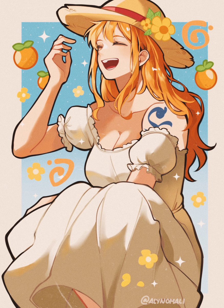 alynomali's tweet photo. 🍊👒✨ #nami #ONEPIECE https://t.co/qh4FBPbXHz