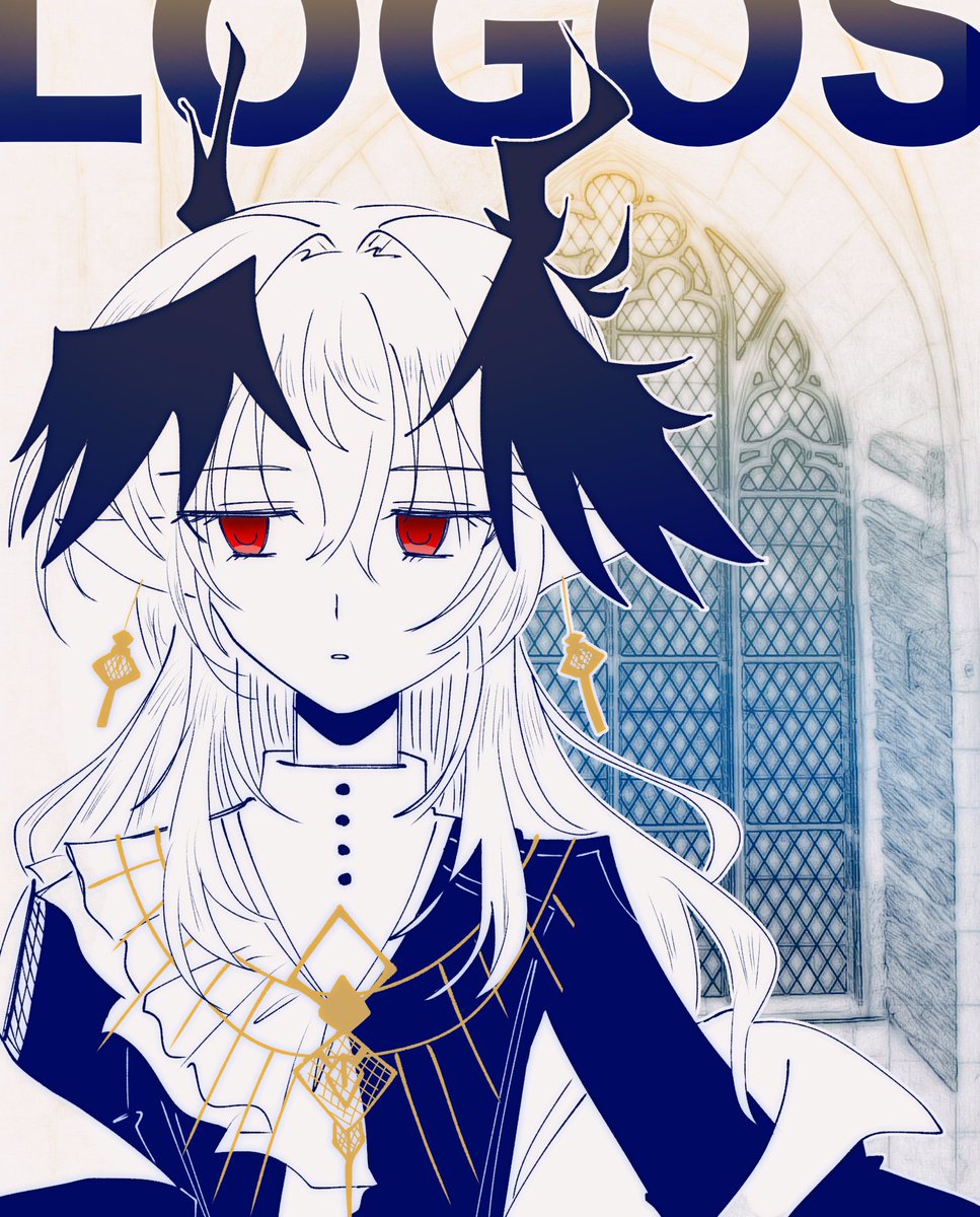 akni_syukufuku's tweet photo. #アークナイツ版深夜の真剣お絵かき60分一本勝負
ロゴス(＋20min)
※背景はフリー画像を使用・加工しています。 https://t.co/Qj7eLiDwtT