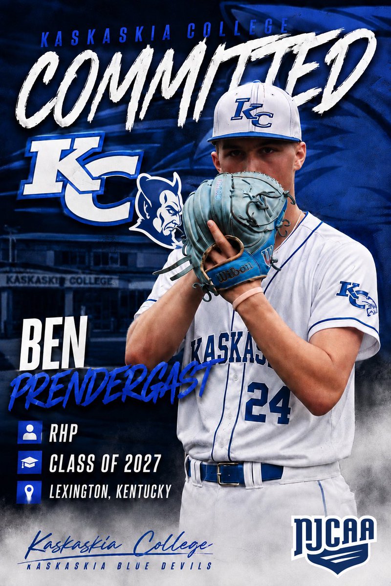 benprender24's tweet photo. Blessed to announce my commitment to Kaskaskia College. Thank you to @CoachFloyd17 and @KC_BlueDevils for the opportunity! All glory to God! https://t.co/gUOADCnzfu