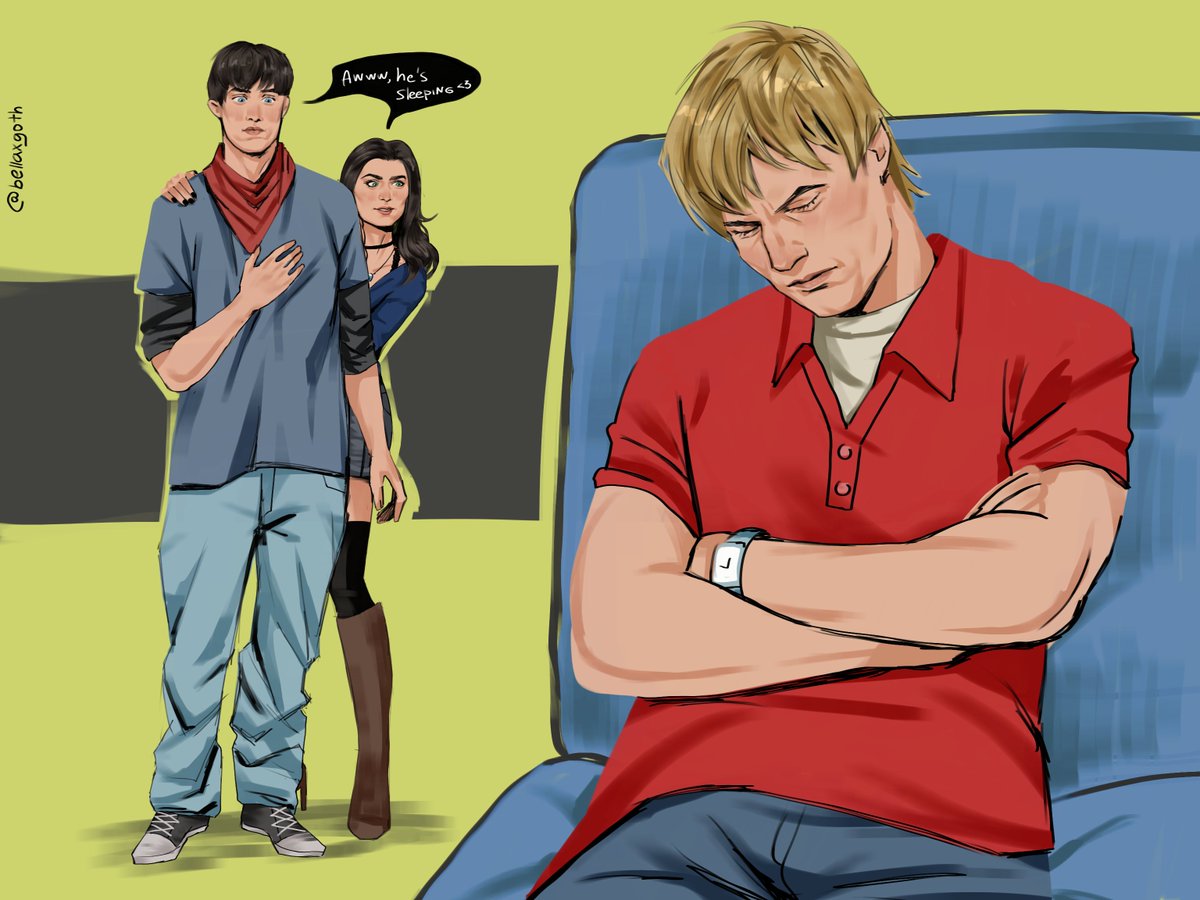 bellaxgoth's tweet photo. modern! au merlin (and not modern)
#merlin #merlinbbc #arthurpendragon #morganapendragon https://t.co/IRvQzVMUvs