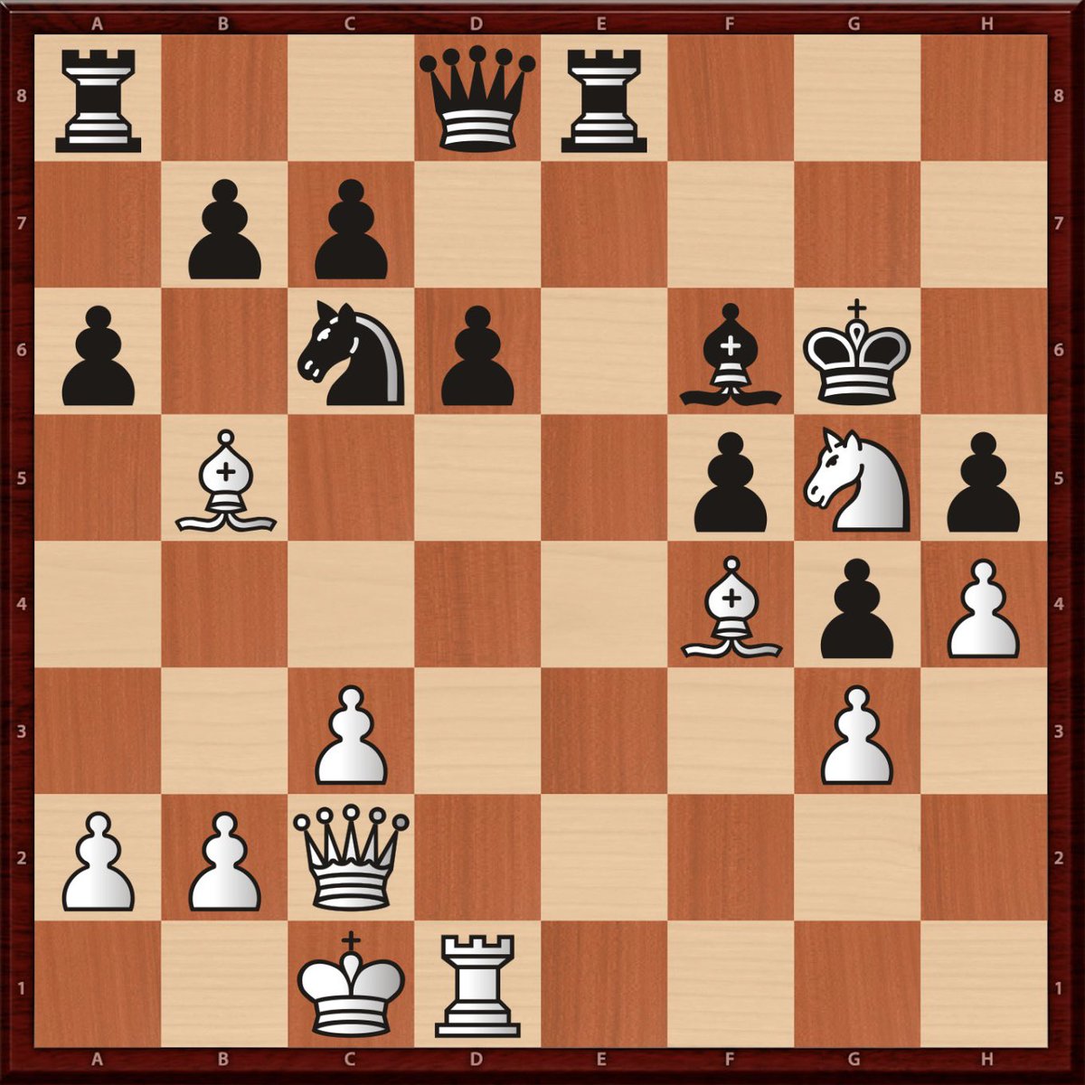 SusanPolgar's tweet photo. Quickie Chess Tactic!
White to move. How should White proceed?
#ChessTactic #ChessPunks https://t.co/4mL5nttADz