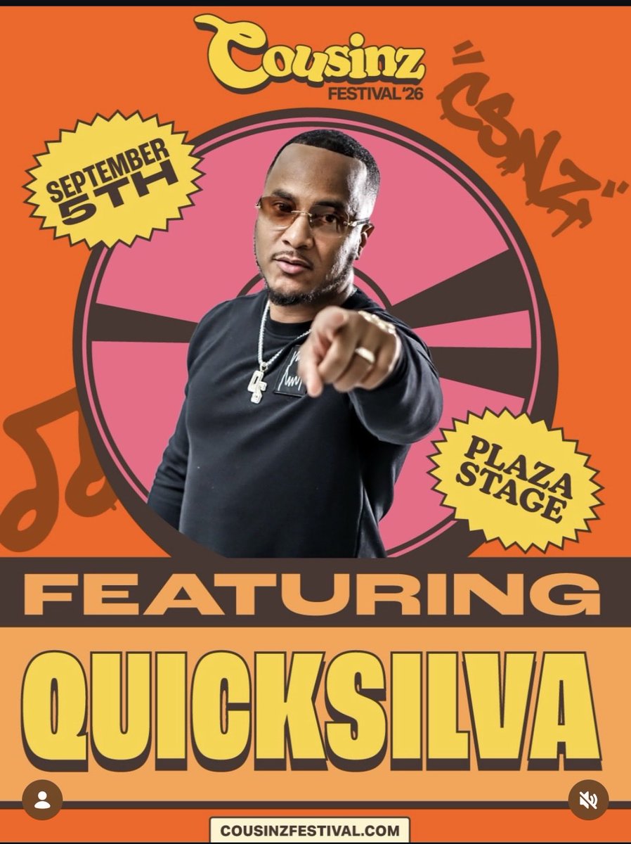 DJQUICKSILVA's tweet photo. Hey Norfolk,Va 🗣️”QUICKSILVA IS HERE”‼️

Catch me Performing today in the 757 @cousinzfestival at Norfolk Scope Grounds .Gates open at 1p 

#Norfolk #Virginia #QuickSilvaIsHere #QuickSilvaShow #ThePartyKingpin https://t.co/pV5bZPn4UI