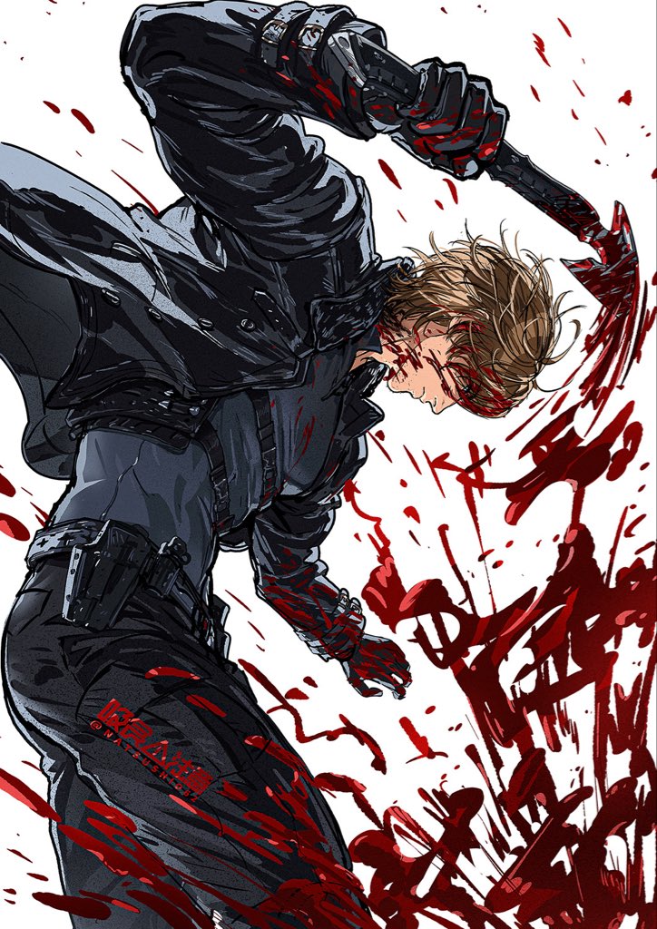 Natsushio62's tweet photo. 好喜欢这作斧头处刑，辣疯了🥵

#ResidentEvilRequiem #RE9 
#LeonKennedy https://t.co/N9lSI4fQgF