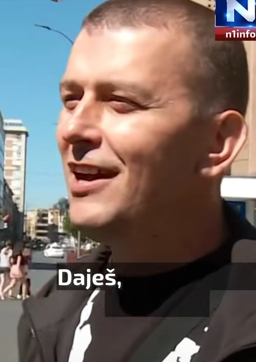 BraticVlad3613's tweet photo. Nikola Radovanović je ime ovog narkomana naprednjačkog koji je napao novinara N1.  https://t.co/TGLTaQ7bVT