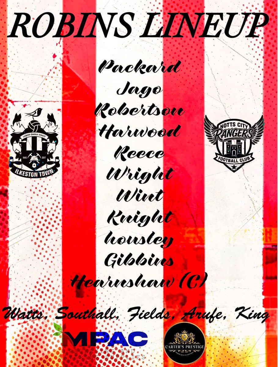 Ilsonreserves's tweet photo. 🔢 𝗬𝗢𝗨𝗥 𝗥𝗢𝗕𝗜𝗡𝗦 𝗟𝗜𝗡𝗘𝗨𝗣

Let’s get it lads 💪 https://t.co/M2QhJowIns