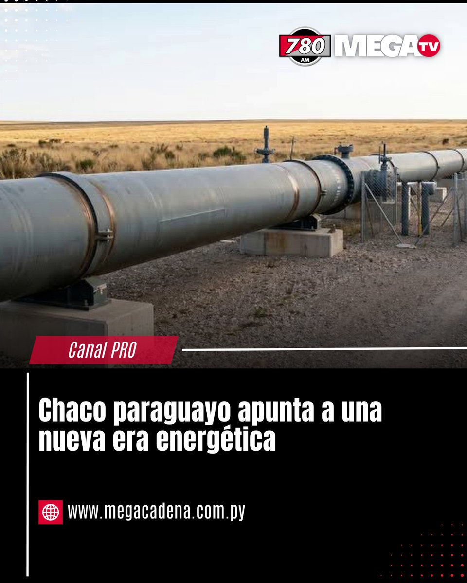 780AM's tweet photo. EL CHACO PARAGUAYO APUNTA A UNA NUEVA ERA ENERGÉTICA 

➡️Mauricio Bejarano, viceministro de Minas y Energía, señaló que Paraguay cuenta con un importante potencial de gas natural en la cuenca de Karanda’y, a partir de estudios exploratorios y prospectivos realizados a lo largo de los años. 

➡️Explicó que más del 90% de los pozos perforados en la zona registraron presencia de gas, lo que permite estimar recursos por unos 70 TCF.

Podes leer más en https://t.co/RlLot1Uuau