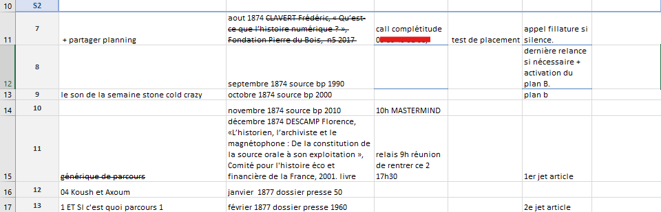 ScienceH3's tweet photo. Organisation pour la semaine à venir ! Entre le dépouillement des sources historiques, le suivi administratif et les rédactions en cours, la feuille de route est fixée.

Et vous ? https://t.co/Qu1qcmDWwa