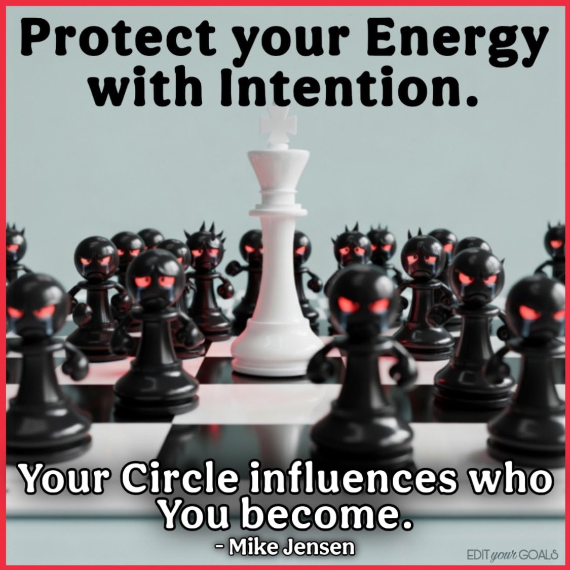 MBR3Coaching's tweet photo. Does your circle inspire you or drain you?

I have learned that one of the most important choices you will ever make is deciding who gets access to your life.

We like to believe we can surround ourselves with anyone and their energy will not affect us. But it does. The conversations you have, the attitudes you listen to, and the behaviors you tolerate all influence your thoughts. Those thoughts create emotions, those emotions influence actions, and those actions eventually create results.

I see people who genuinely want to create an amazing life, yet they continually surround themselves with people who complain, judge, blame, and live as the victim of everything happening around them. They call it venting, but when venting becomes the same conversation every day without accountability or action, it becomes a pattern.

And patterns create energy.

You may believe you are helping someone by constantly absorbing their catabolic energy. But there comes a point when helping them starts hurting you. Compassion does not require unlimited access. You can care about someone and still create boundaries.

Become aware of how you feel after spending time with the people around you. Do you feel inspired, challenged, supported, and energized? Or do you leave feeling drained, frustrated, negative, and smaller?

Your circle does not have to be perfect. But it should not consistently pull you away from the person you are working to become.

Choose your circle intentionally.

Protect your energy.

And keep becoming more of who you truly are.

I invite you to check out my other ideas in my books sold on Amazon.  They have already helped thousands worldwide. 

– Coach Mike

EDIT Your GOALS

Every
Day
Internal
Thoughts

Guarantee
Our
Absolute
Life
Situations

#protect #energy #intention #circle #become 

Background Photo Credit:
Unknown