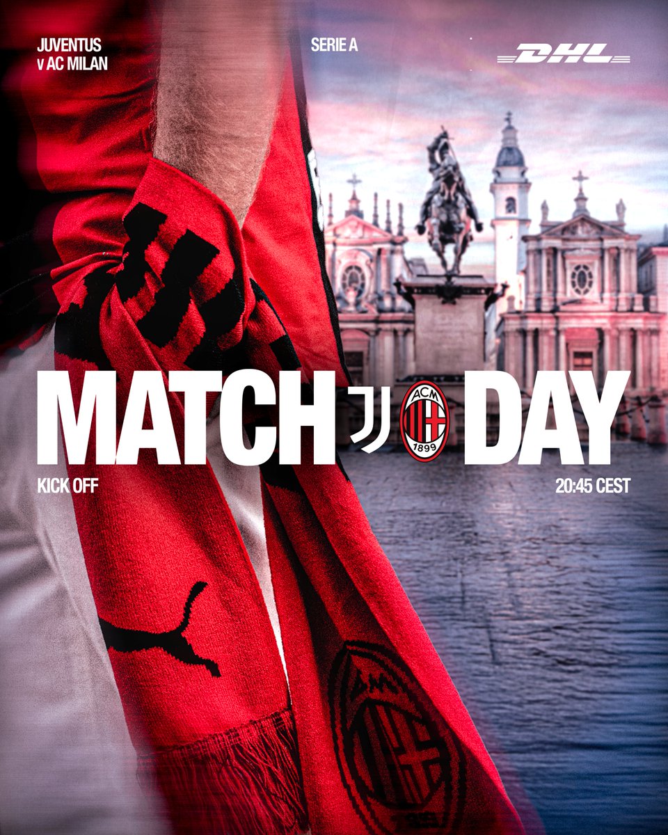 acmilan's tweet photo. Juve away, need we say more? ⚔️

Brought to you by @DHLexpress https://t.co/kmjg3YkB84