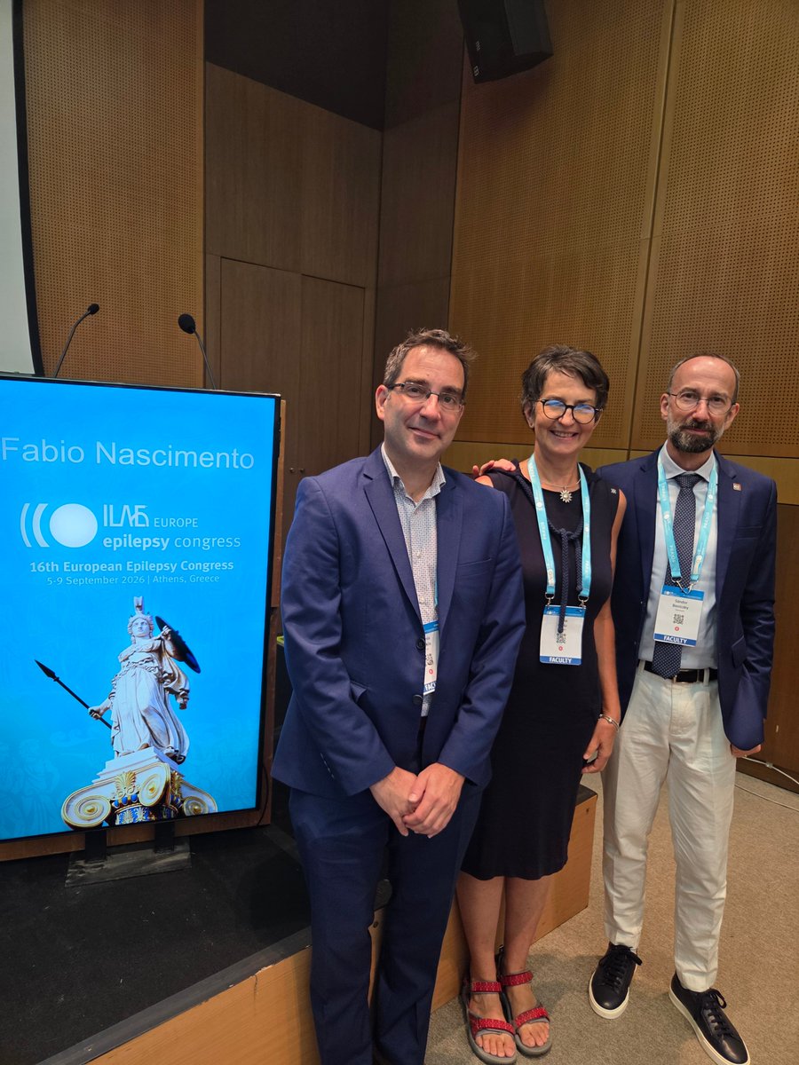 SBeniczky's tweet photo. Great start to the European Epilepsy Congress in Athens — with fully booked teaching sessions!
A pleasure to teach EEG together with Ioannis Karakis, Dana Craiu, and Fabio Nascimento.
#EEC2026 #epilepsy @fabnascimen https://t.co/m45hBijnd7