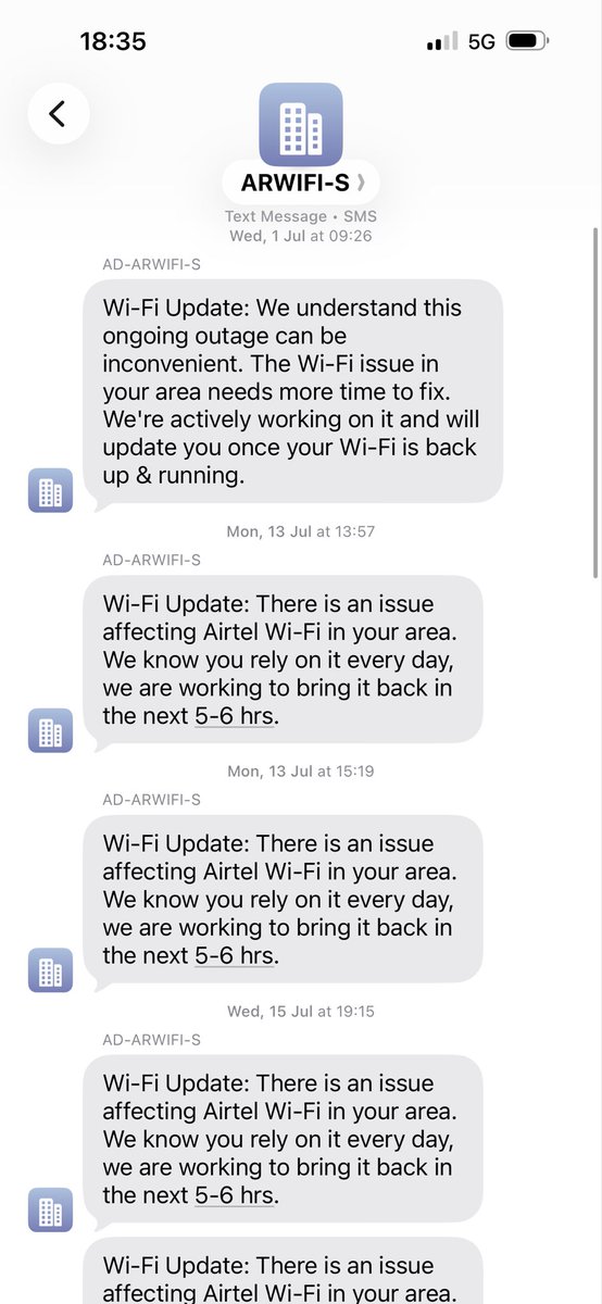Feba_v's tweet photo. #Airtel This is the kind of service you guys are providing, kudos to you and to us putting up with such shitty services and shamelessly charging us every month when most of the month, there is no internet 🛜 This is to all, please avoid Airtel as much as you can, as I am too. https://t.co/BPL4qIkNY5