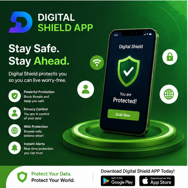 zealyevent's tweet photo. Give your digital life a layer of protection with Digital Shield APP 🛡️ Keep threats away, protect information, secure important apps, and maintain a cleaner device. With security tools in one app, safer browsing starts here. #DigitalShield #Privacy with confidence. https://t.co/tifucSvkzu