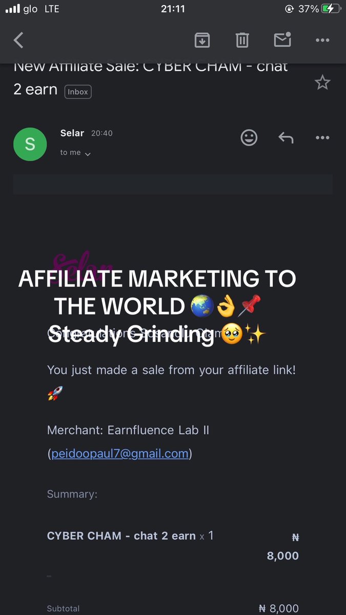 DonMarvelmide's tweet photo. @ChizitereAmaka 
Don’t be complaining that the country is bad, find a better online skill like affiliate marketing that will be paying you steadily for you to be stable oo😇👌
Affiliate Marketing to the world oo📌 https://t.co/CcZ6UsDBtI