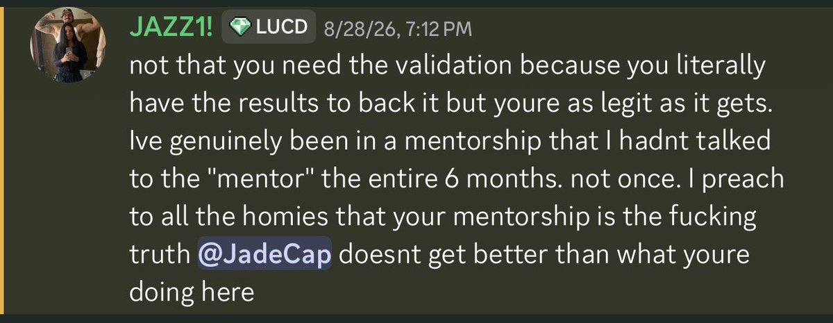 jadecap_'s tweet photo. One of my students just locked in a $100K max payout from @MyFundedFutures 

He’s only 21 years old. https://t.co/xMGcuPIVBB