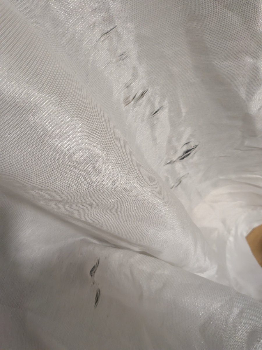 s_ugru's tweet photo. やっちゃおかな……、『ていねいな暮らし』……！と思って重い腰を上げてレースカーテン洗ったら穴あいちゃった　大急ぎでポチったら届くのは1ヶ月後で〜すってメールに書いてた（よく見たらサイトにも書いてたウケる）
破れたカーテンとともに1ヶ月過ごすていねいな暮らし https://t.co/Os5yfeGR4K