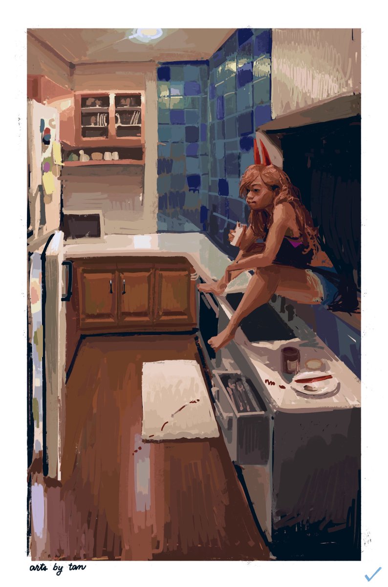arts_by_tan's tweet photo. aki’s apartment https://t.co/WPNL73YXMX