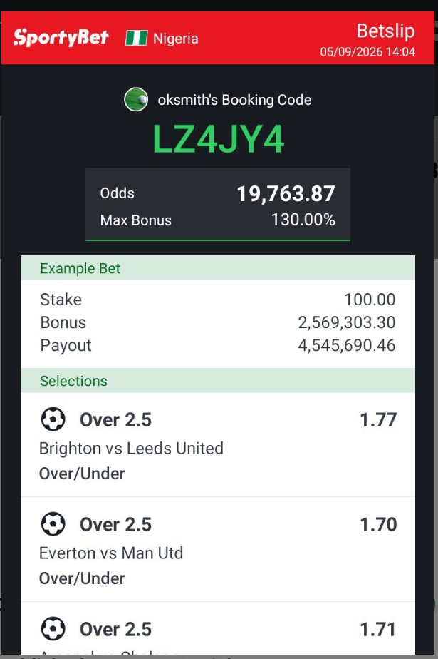 OksmithSport_01's tweet photo. FT OVER 2.5&amp;GG
FT OVER 2.5 EDIT 
BOOM PICK GAMES 
GET MORE GAME CODES 👇
https://t.co/OdwKDf9RDL
@_Jaredad  @Iam_sirteee 
@_GLOWREE_  @divi_mgc @BOOMERTHEFIRST https://t.co/IPprxqVhX3