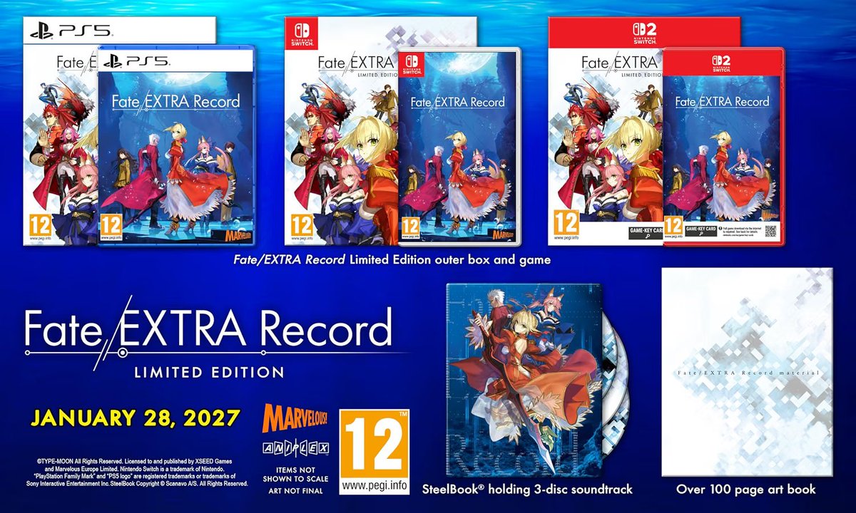 TwinRebirth's tweet photo. Reservadísima la Limited Edition de #FateExtraRecord. Menudas ganas de darle caña. #PS5 #FateStayNight https://t.co/X5ElyBCToc
