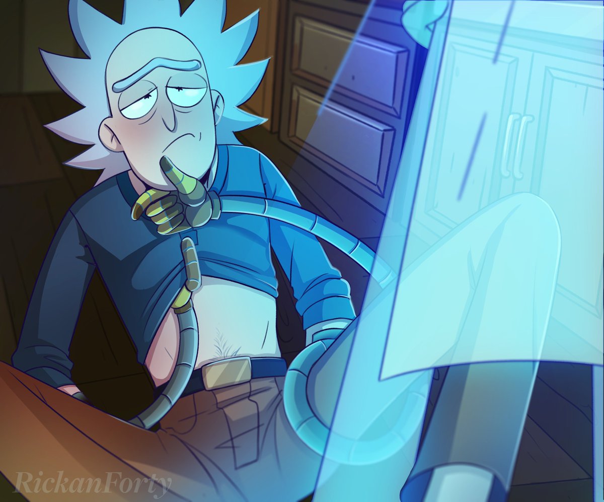 RickanForty's tweet photo. Ted and Hologram Rick 👀✨️ https://t.co/Fe4U9MJuqz