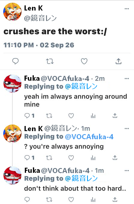 Av3nnnnnnnnn's tweet photo. sorry for #lenkase posting so much, they are very special to me #fukalen #kagaminelen #fukase #vocaloid https://t.co/h7PF0cXn3K