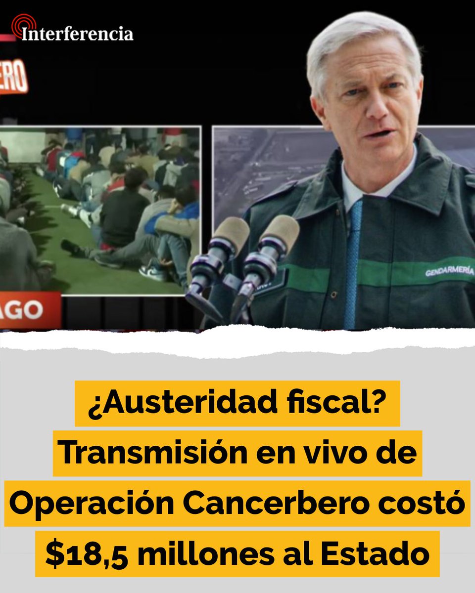 InterferenciaCL's tweet photo. El gobierno de Kast pagó $18,5 millones a La Oreja Lab SpA por la transmisión del traslado de reos a la cárcel de Talca, mediante la extensión del contrato de "servicios de producción general" adjudicado durante el gobierno de Boric. 👇
https://t.co/otJXDuZrMZ https://t.co/Eh9zyuRoUO
