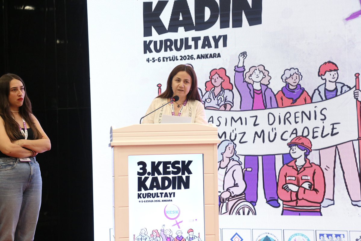 KESK1995's tweet photo. ⭕️ ‘Milliyetçilik, Irkçılık, Militarizm Kadın ve Özel Savaş Politikalarının Kadınlara Etkilerine Karşı Mücadele Yöntemleri’ rapor sunumu https://t.co/pJNYUsDu9i