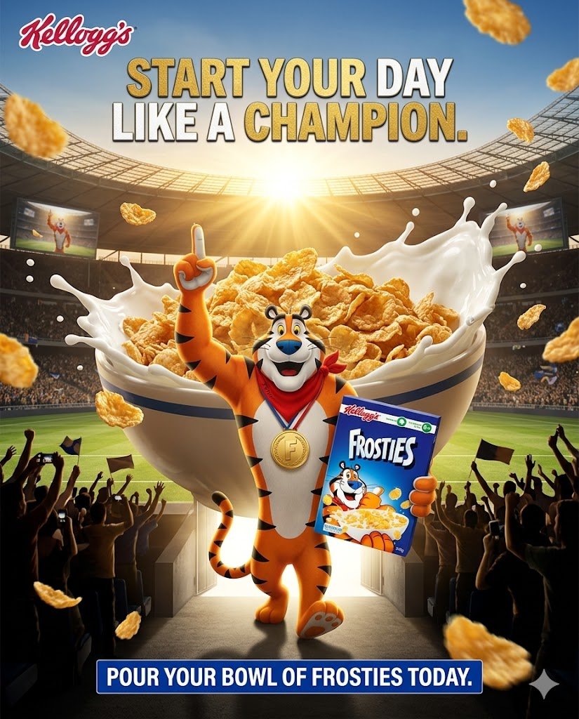 aiminister101's tweet photo. Kellogg's doesn't sell cereal.

They're selling:

Family.
Joy.
Childhood.
Morning routines.
Memories.

That's advertising.

Don't just show people your product.

Show them what your product means. https://t.co/XDh2X3WTGe