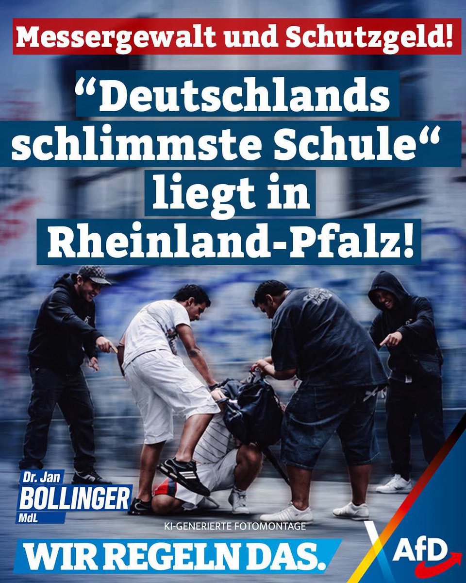 von_blauweide's tweet photo. Ein reiner Personalwechsel bringt gar nichts! ❌ An der Karolina - Burger - realschule in Ludwigshafen ( Stand Aug/ Sept 2026) eskaliert die Lage: 1/3 der Lehrer krank, schutzgeld Erpressung und Messergewalt.
Das Billdungsministerium doktort nur an der Symptom herum. Kuschelpädagogik beendet diesen Vandalismus nicht. Kriminelle Problem - Schüler müssen dauerhaft von der Schule entfernt werden, um die friedliche Mehrheit zu schützen ! ⚖️🛑