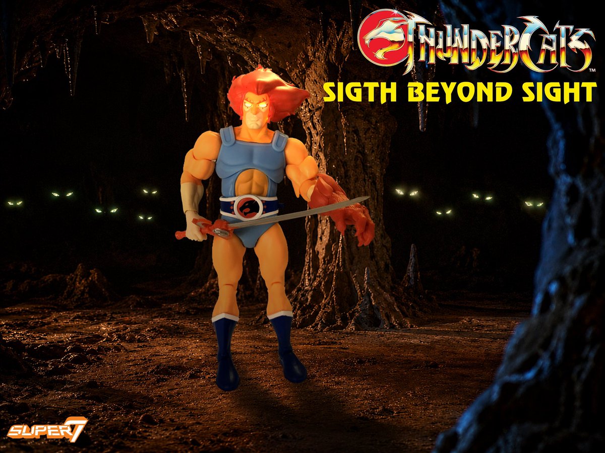 ThunderCatsUlt's tweet photo. A mighty set of two iconic characters! Thank you @super7store for making this 'ol collector's dreams come true with the LED Lion-O & Mumm-Ra toy colors. Get your hands on them now while stocks last!!!! #thundercats #wewantmorethundercats #super7ultimates #super7 #sdcc2026 https://t.co/0OESAqlY5A