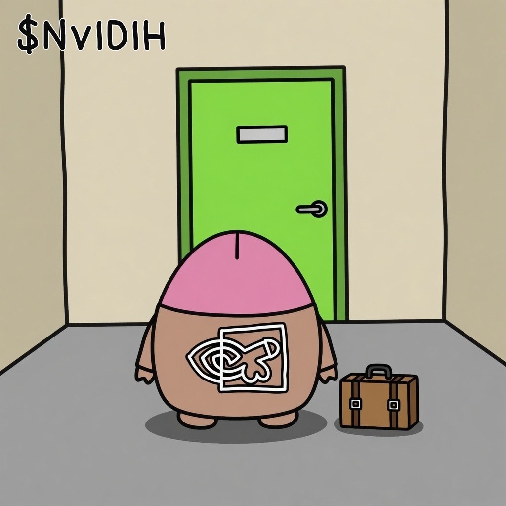 nvidih's tweet photo. packed da bag. waitin outside HQ. flippening check-in not open yet. $NVIDIH https://t.co/OMwCwGRKcz