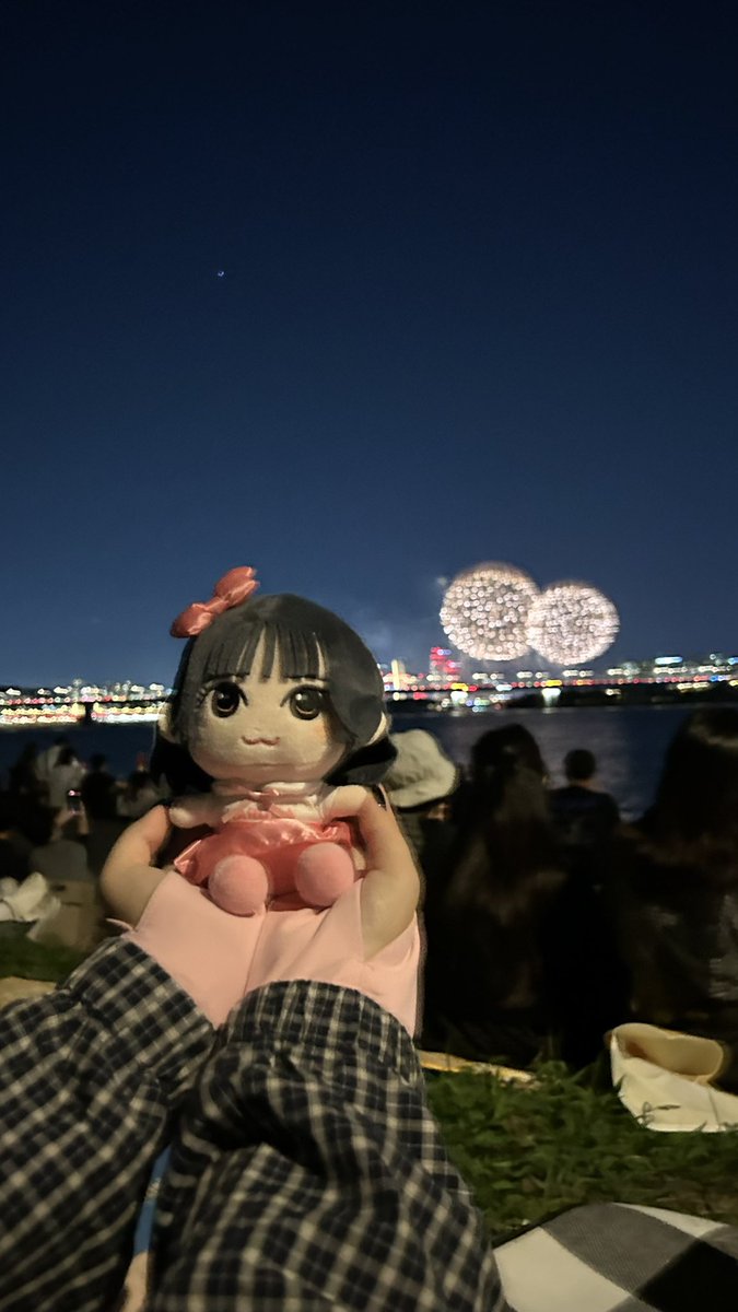 nabimik's tweet photo. 파루랑 불꽃놀이 보고 와써요🩷🎀

#桜庭遥花
#ぱる https://t.co/1lCpkEwm3t