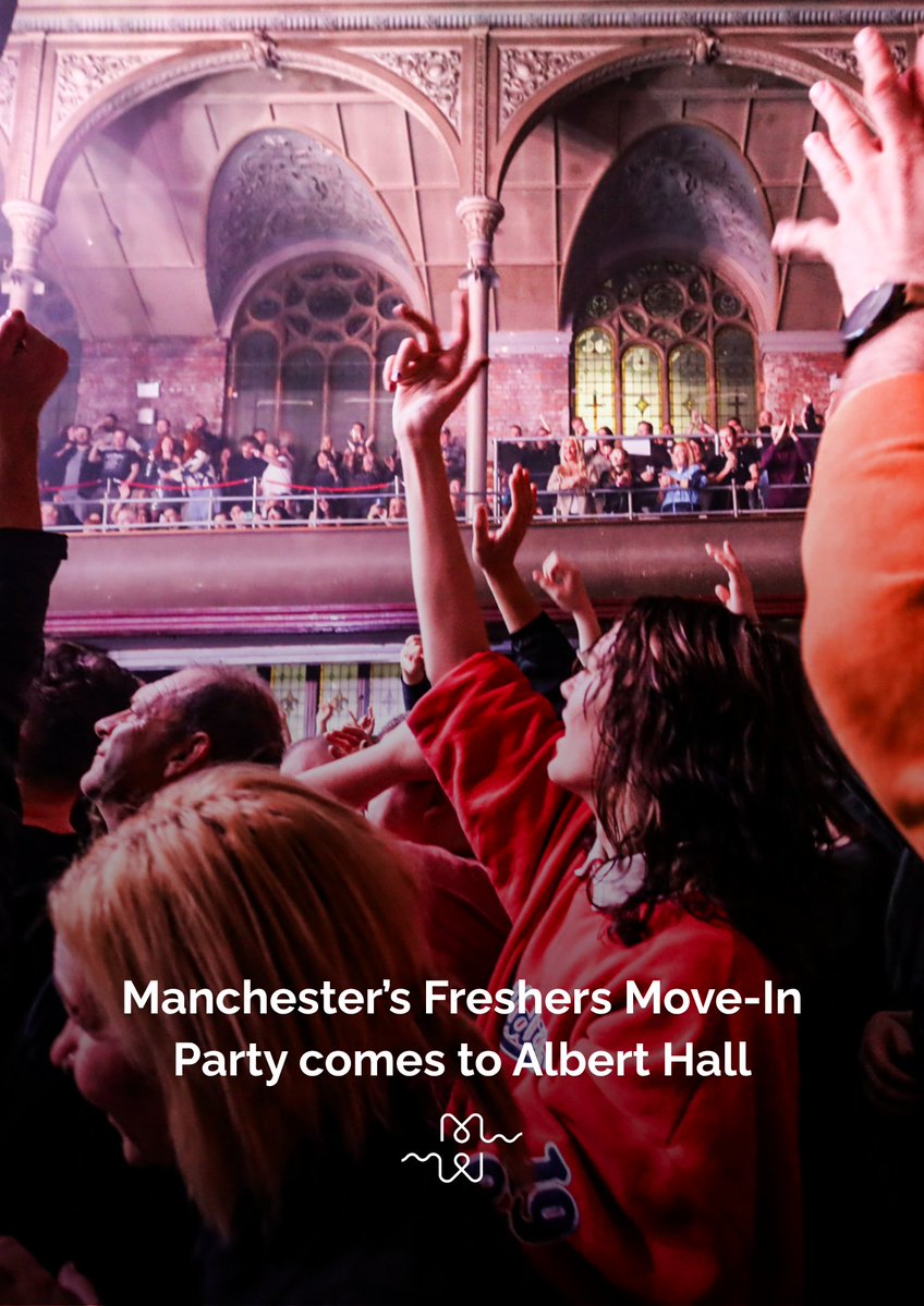 mcrwire's tweet photo. FRESHERS PARTY: Manchester’s newest students can kick off university life in suitably chaotic fashion this September, with the official Freshers Move In Party taking over @Alberthallmcr.

🔗 Read more: https://t.co/Rs5f804Z97 https://t.co/keITc8SLtZ
