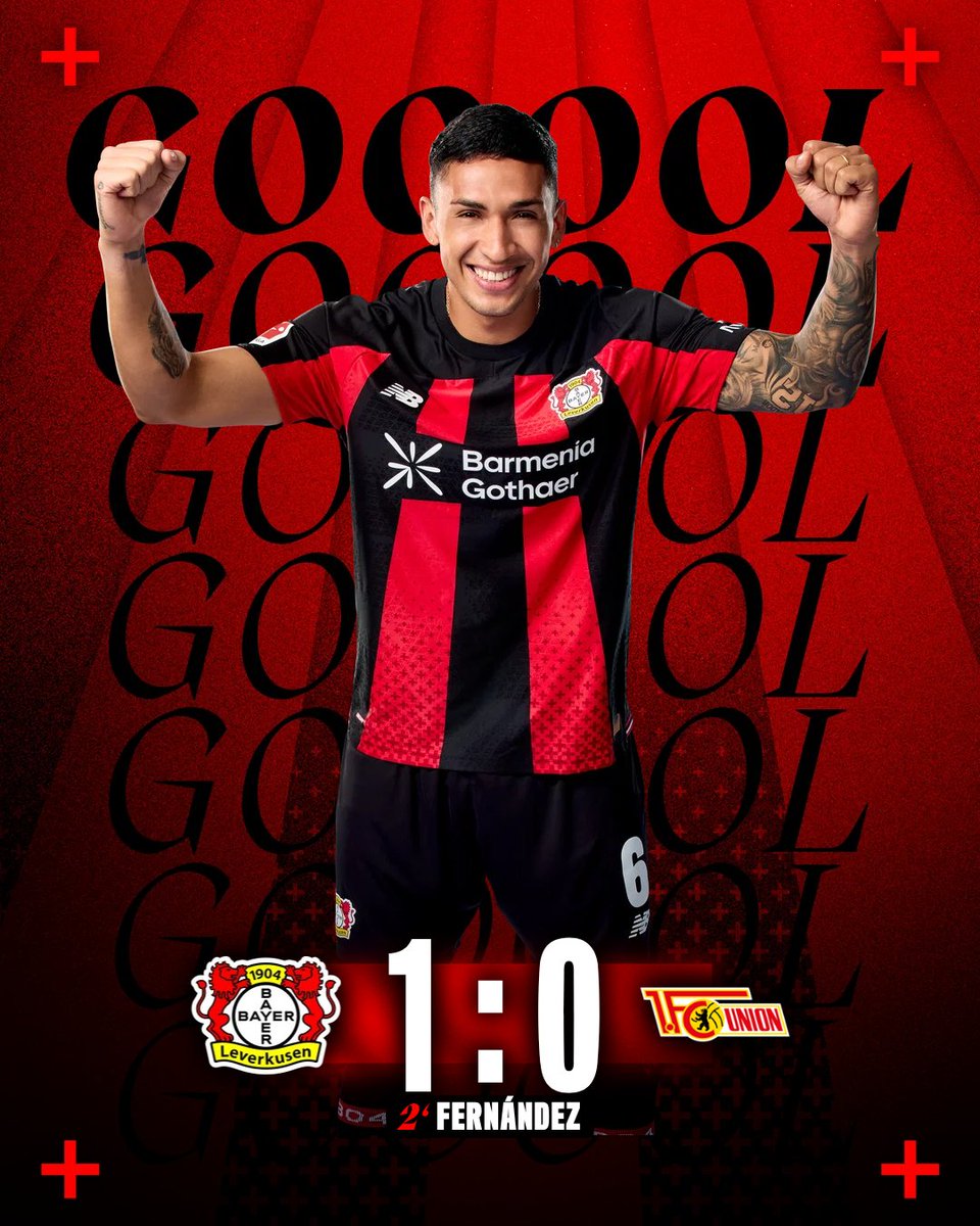 bayer04_es's tweet photo. ¡EQUIIIIIIIIIIIIIIIIIIIIIIIII! 👊🇦🇷

⏱️2' #B04FCU (1-0)

#SomosBayer04 🖤 ‍❤️ https://t.co/pqIwaRvYvB