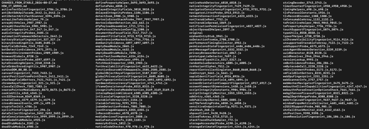 ChartedSea's tweet photo. We just reconstructed sfu-stable.fe80b66925e8923e.2023.js. It's almost the same as the one from last week. The only significant difference is that Shopee now restore the original DEPTH_RANGE after probing WebGL. https://t.co/G4AIPSrHCp