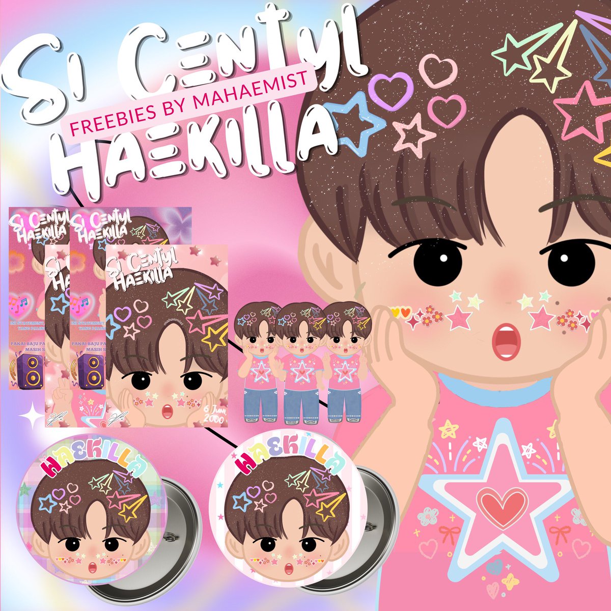 mahaemist's tweet photo. NEO CITY : JAKARTA - THE REDLINE

✨Si CENTYL HAEKILLA Freebies by @mahaemist✨

📆 saturday, 3 October 2026   
📍 Indonesia Arena   
⏰ TBA  

How to claim?
• RT &amp; Like are appreciated
• Kindly find me &amp; say “hi!"
• Kindly tag me if you get it

See you there👋🏼🐻🌻❤️ https://t.co/YpdVluJgCh