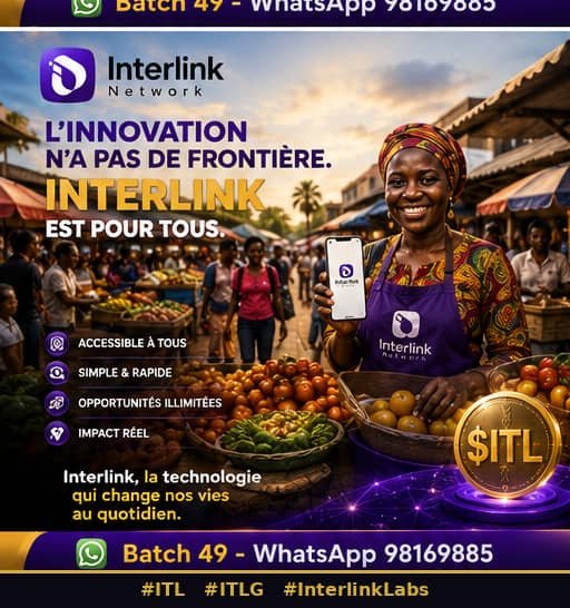 CGbalet's tweet photo. L'INNOVATION N'A PAS DE FRONTIÈRE.
INTERLINK EST POUR TOUS.
#Interlink #ITLG #ITL. https://t.co/JXJNU9iXKh