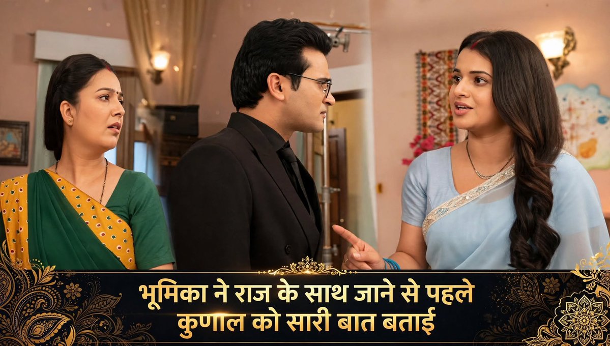 KhabriIndia's tweet photo. भूमिका ने राज के साथ जाने से पहले कुणाल को सारी बात बताई
#LakshmiNiwas #ZeeTV #facebookreels #facebookviral #facebookpost #facebookreelsviral #facebookvideo #facebookreel #FacebookPage #serial #SerialUpdate #TodayEpisode #tvserial https://t.co/2L0wGgQbmX