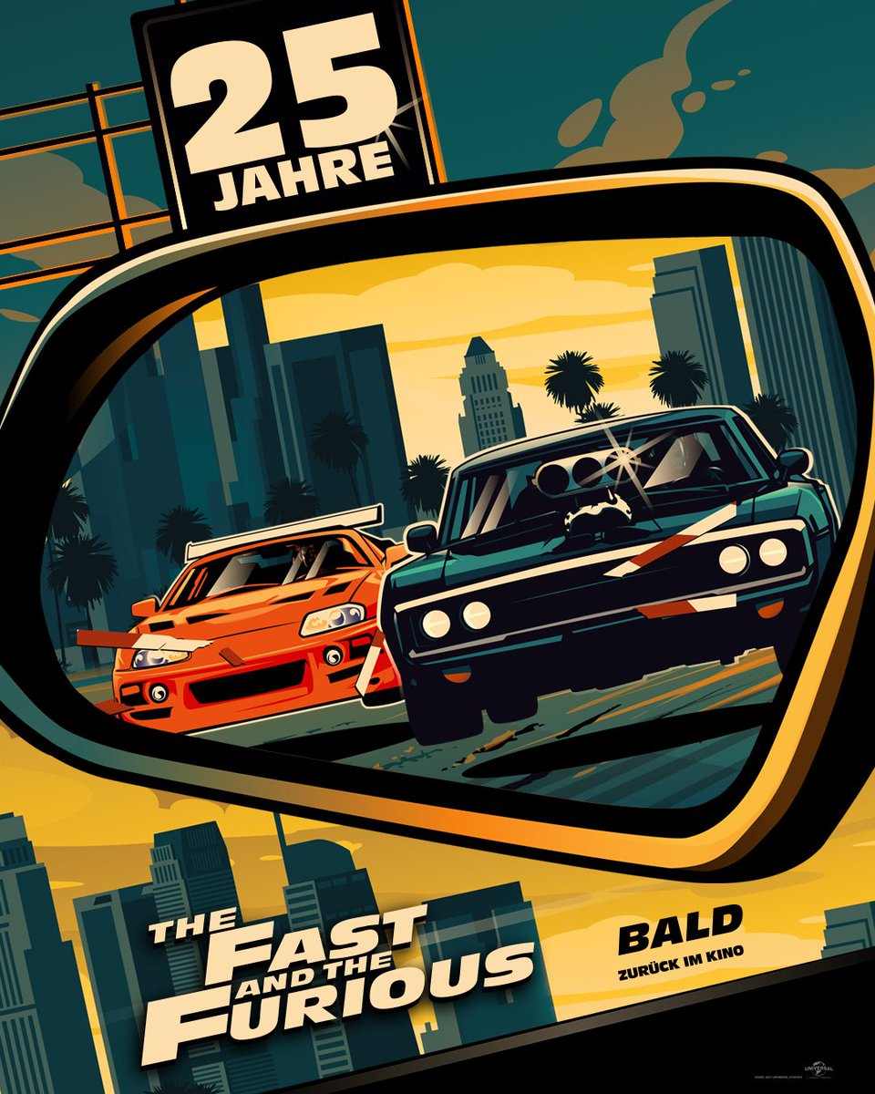 MaynardPorb91p's tweet photo. Let’s take a little ride. 25 years of THE FAST AND THE FURIOUS—back in theaters from Tuesday, September 1, 2026 for exclusive screenings! Showtimes &amp; tickets in our Story. https://t.co/CiuXtNuwz9