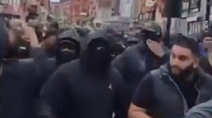 TheLastOnSunday's tweet photo. @MagicMaggieMac Only the "right" kind can wear all black  &amp; balaclava. https://t.co/6GaorLxll3