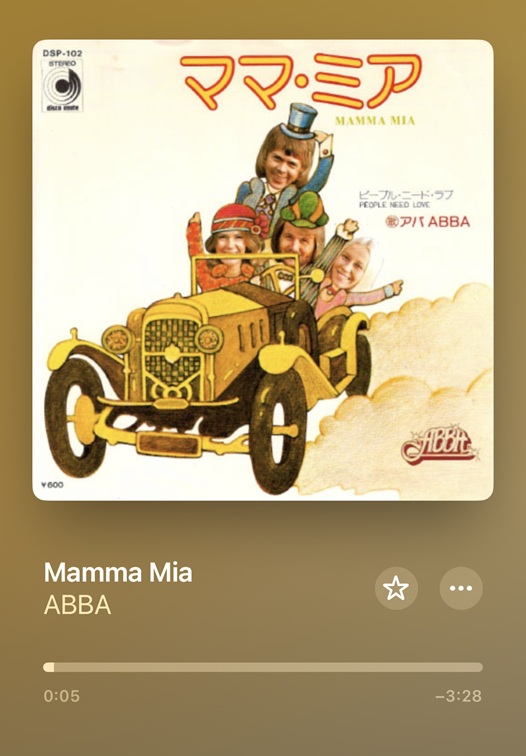 ayumifever70's tweet photo. 今日の一曲!
Mamma Mia/ABBA (1975)
ABBAのベスト盤「Gold」より。
イントロの最初だけ緊張感があるのが気になっていたんで訳詞を検索してみたら、未練系ソングだったんですね。知らんかった。
#ABBA
#70s
#Europop https://t.co/rX8zofJPy2