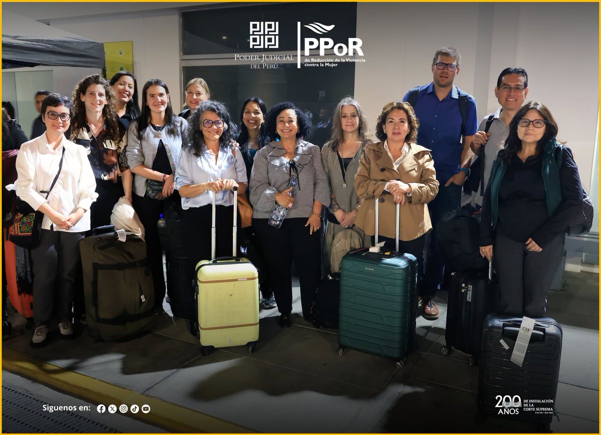 PPoR1002PJ's tweet photo. 🤝 La jueza suprema y lideresa del #PPoR1002, Dra. #ElviaBarriosAlvarado, en representación de la presidenta del #PJ, Dra. #JanetTelloGilardi, ya se encuentra en Chiclayo, junto a la comitiva del Mecanismo de Seguimiento de la Convención de Belém do Pará (#Mesecvi) de la #OEA. https://t.co/lSSAl43iIf