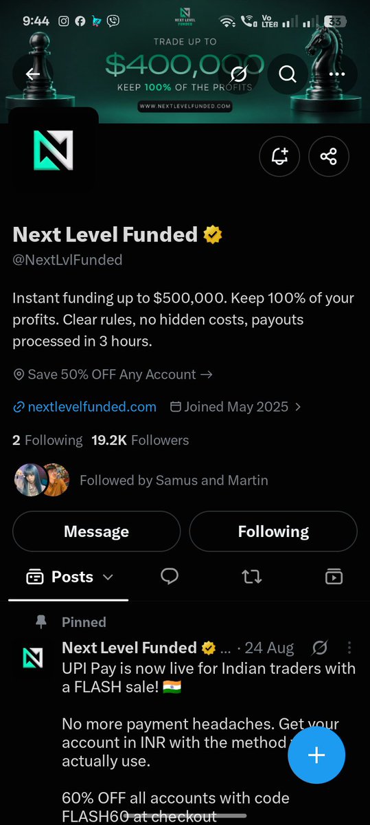Jrpnch12's tweet photo. @__STrades @NextLvlFunded @SpencerNLF Done 

@knysush 
@daizeyness 
@tuzzzzzzzzzz3 https://t.co/Xi6hZypqtR