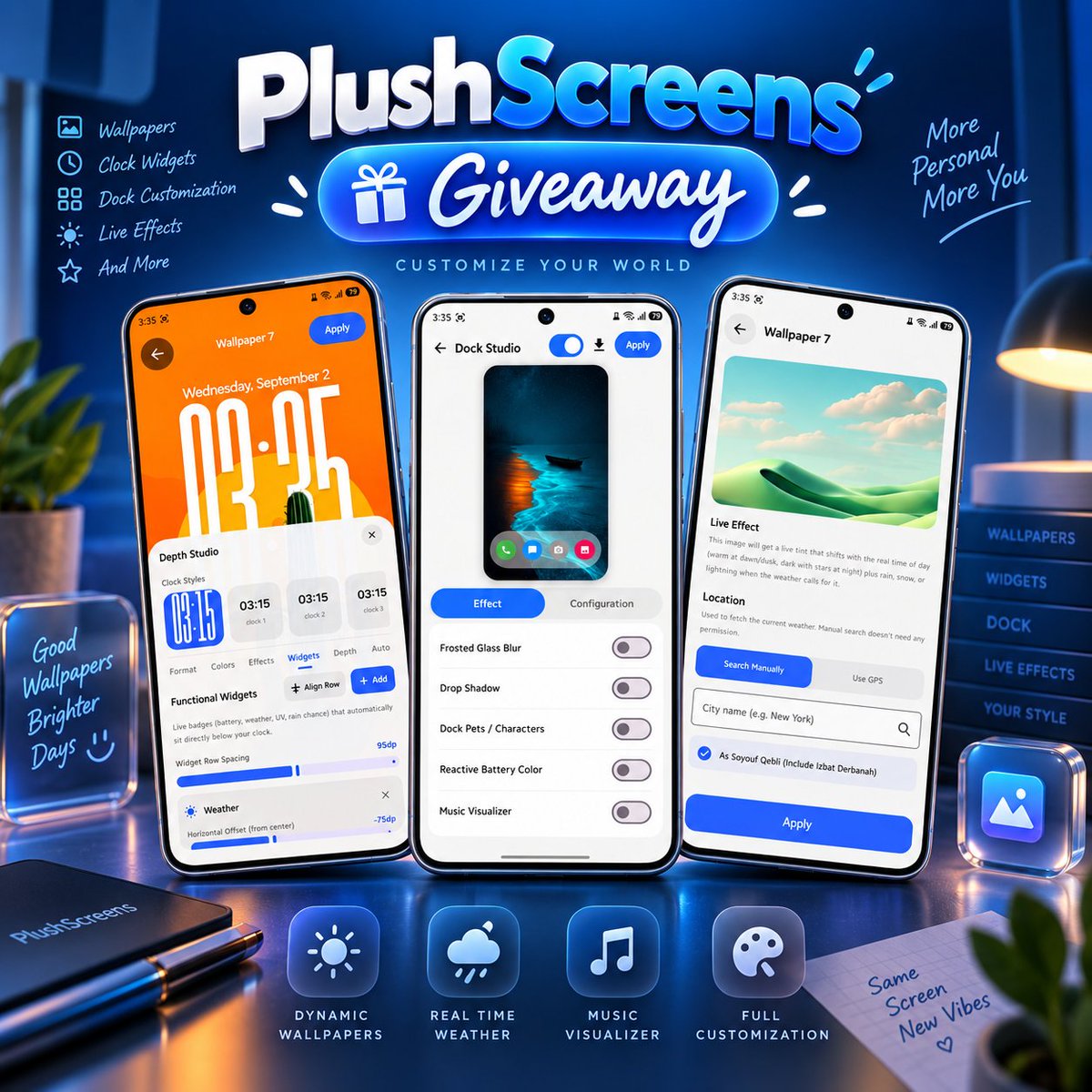 Mohammed_K_2010's tweet photo. Giveaway - 15 Winners! 🎉

Win PlushScreens Pro 🔥

1️⃣ Follow me &amp; @AndroidTools3
2️⃣ Like ❤️
3️⃣ Repost ♻️

🕒 Open for 72 hours https://t.co/H49bIRWiQi