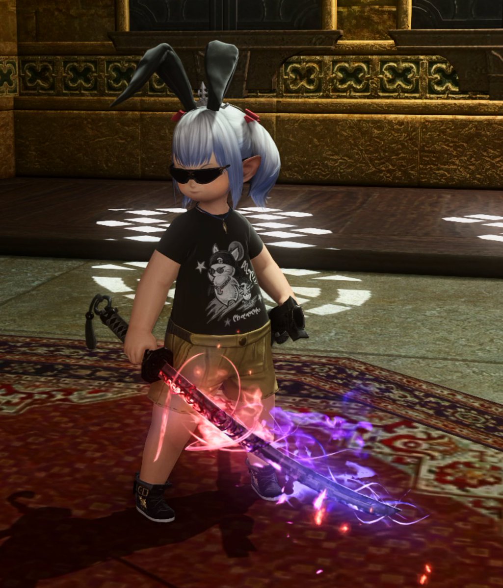 ChoaFFXIV's tweet photo. 2nd last DT relic so I had to make a fitting and 𝘪𝘮𝘱𝘳𝘦𝘴𝘴𝘪𝘷𝘦 glam... https://t.co/EedO2mKfNx