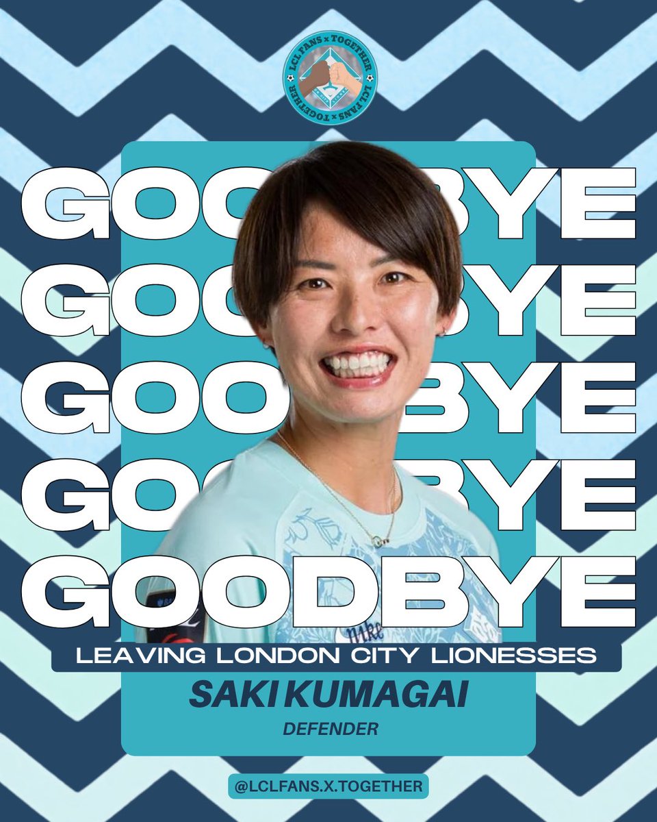 LCLFansTogether's tweet photo. 😢 GOODBYE SAKI 😢
In all of the excitement for yesterday eve, it was announced that Saki had completed a permanent move to @WestHamWomen.
#londoncitylionesses #LCL #WSL #sakikumagai #goodbye https://t.co/6SsNPBmUfL
