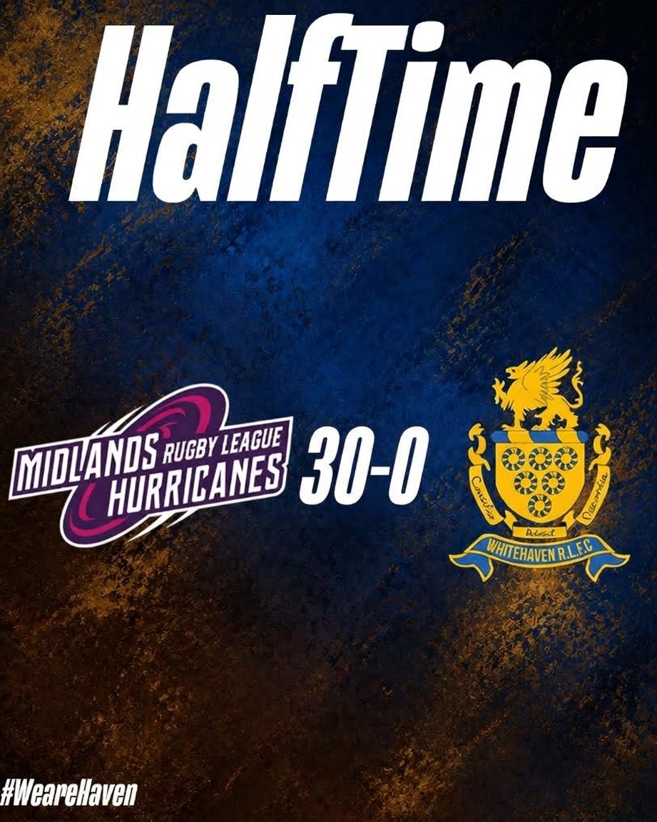 OfficialHavenRl's tweet photo. ⌚️Halftime

Midlands 30-0 Haven

#WeareHaven https://t.co/KJ9PpTzYKi