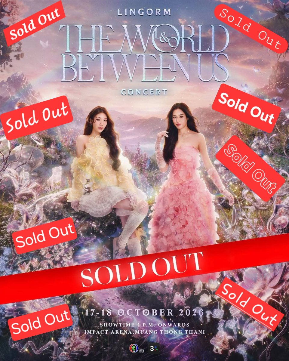Timmy1965's tweet photo. #SoldOut ๆๆๆๆๆๆๆๆๆๆๆๆๆๆๆๆๆๆ
มีกี่ Font ก็จะแปะให้หมดเลย 
#LingOrmConcert บัตรหมดแล้วจ้า 

ใจนะ ไม่อยากให้ช่องโปรโมท 555 ไม่อยากให้คนรู้เยอะ กลัวกดไม่ทัน มั่นใจหมดแน่ แค่ด้อมม่วงก็เกิน จน. บัตรแล้วจ้า 

แต่ต่อไปนี้ ขอให้ promote เยอะๆ ให้
คนที่ไม่รู้จัก #LingOrm ให้หันมา เอ๊ะ มีอะไร ทำไมถึง sold out เร็วขนาดนี้ ให้คนสงสัยอยากดู อยากรู้ อยากเห็น ให้ตกเข้าด้อม

วีคที่ผ่านมาไม่เป็นอันทำการทำงาน งดรับงานจร้า เหตุวัย 60+ ต้องใช้เวลาศึกษาวิธีการกดบัตรต่างๆ ทั้งเปิดดู YT , ChatGPT 

โชคดี 4 กย แรกว่าจะไม่กด ปกติเป็นลูกค้าประจำ https://t.co/weveQqhwHN อยู่แล้ว อ๊ะ ลองกดดู ได้รอบเสาร์ ใจชื้นหล่ะ ยังไงก็ได้ดูแน่ 

วันนี้ 5 กย มี กลจ กดราวกับชิงตั๋วโอลิมปิค กดรอบอาทิตย์ ได้ VVIP แบบไม่คาดคิด แต่ใจคิดว่า ไม้ตายต้องเข้าห้องให้ได้ อยากได้ เบเน 2:4 อยากเห็น #หลิงออม ตาเนื้อเน้นๆ เพราะไม่รู้จะมีโอกาสได้มาเจอ #LingOrm อีกไหม เราจะทำเหมือนว่าถ้าไม่มีอีก เราจะได้ไม่..รู้งี้

สรุป คชจ ค่าบัตร 4,850 + 9,115 + IBis 2 คืน 4,950 = 18,915 พอดีได้งาน Project มาจ่ายก้อนนี้ 
ถ้าคน ตจว ตปท ต้องจ่าย > เราอีก เพราะมีตั๋วบินค่าเดินทางนะ เห็นใจ 

ต่อไปนี้ ปั่นงานหาเงิน ต้อง F KS  #KeepSilent เพราะยังไม่มี รอรับธีมงานคอนจาก @ormmormm นะลูก

ขอให้ลูกสาวทั้งสอง มีสุขภาพร่างกายแข็งแรง มีความสุขกับงานที่ทำ ส่วนป้าจะเตรียมร่างกาย กินกล้วยหอม ไข่ต้ม นอนให้พอ พร้อมกรี๊ดดดด รอๆๆๆ