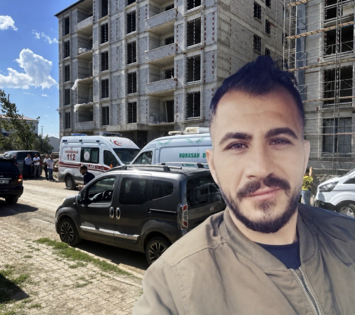 ToplumsalMht142's tweet photo. Bu ülke işçi mezarlığı! 

Erzurum’un Horasan ilçesinde bir inşaatın 5’inci katında dış cephe montajı yapan 31 yaşındaki İbrahim Topal, iskelenin kayması sonucu düşerek hayatını kaybetti.