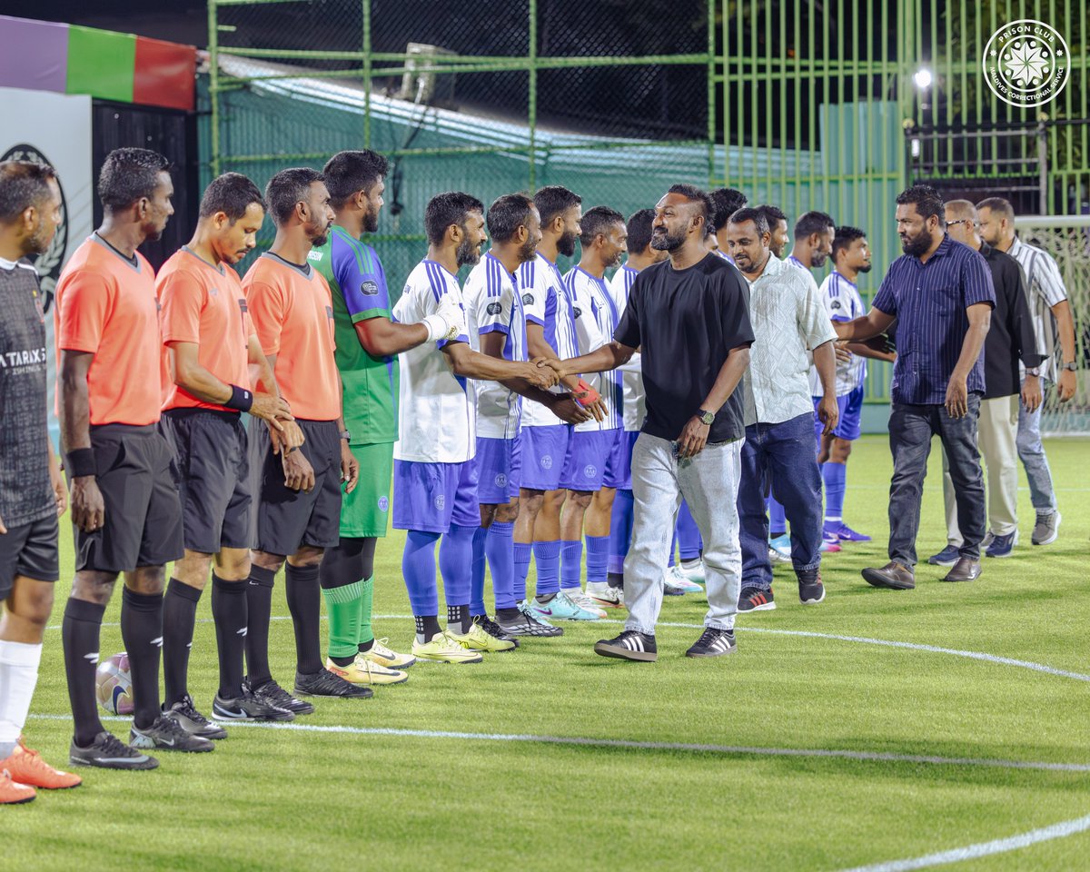 CorrectionsMv's tweet photo. “ޕީއާރްސީ ވެޓަރަންސް ކަޕް 2026”: ޗެމްޕިއަން ޓީމަކީ ޓީމް އީއެސްޖީ
https://t.co/nBlQ6mwX7p
@PrisonClubMV
@CustomsMv 
@MoYSF_mv 
@MaldivesFA https://t.co/P7hBC8j1OZ