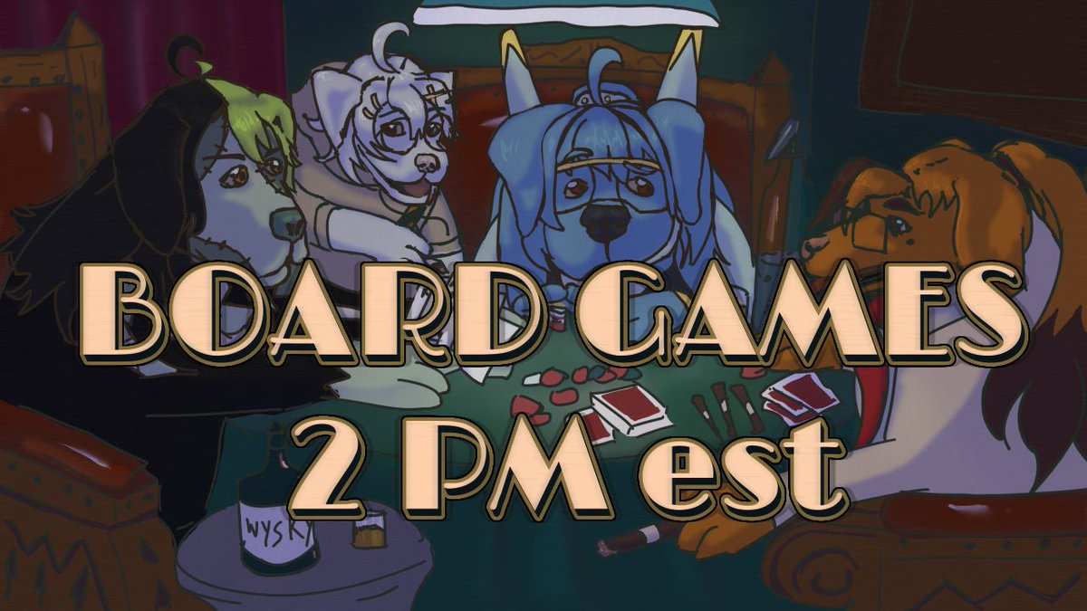 drleonvt's tweet photo. It's today!

I'll be streaming some board games with friends https://t.co/VOTJqKmvKP
